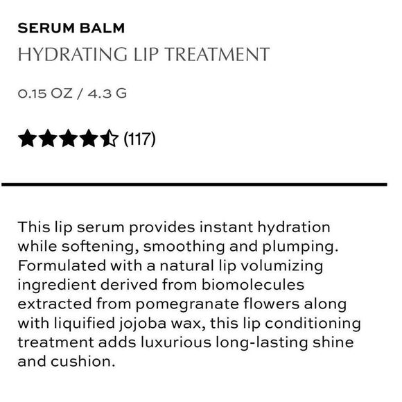 MAKE | Serum Balm Lip Color Pink Cruise Hydrating Voluminous Plumping Smoothing - Picture 3 of 9